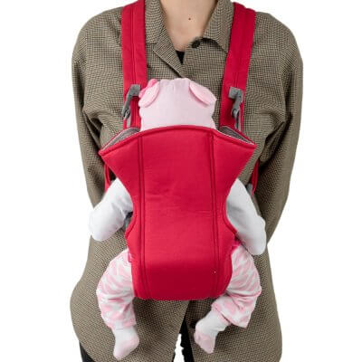 Рюкзак кенгуру для ребенка Baby Carrier Красный-3