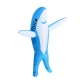 Надувной карнавальный костюм Акула, голубой (детский), рост 120-150см FZ1758AS